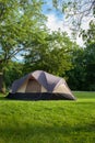 Camping Tent at Campground Royalty Free Stock Photo