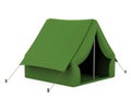 Camping Tent Isolated Royalty Free Stock Photo