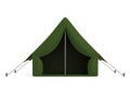 Camping Tent Isolated Royalty Free Stock Photo