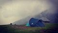 Camping and tent Royalty Free Stock Photo