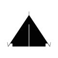 Camping tent vector icon Royalty Free Stock Photo