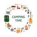 Camping time frame