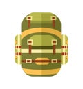 Camping and travel backpack icon vector Royalty Free Stock Photo