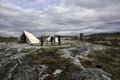 Camping in the tundra