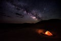 Camping under the Stars Reflection Canyon Utah USA Royalty Free Stock Photo