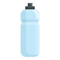 Camping Water Canteen icon, cartoon style