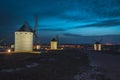 Campo de Criptana windmills Royalty Free Stock Photo