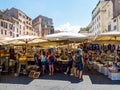 Campo de Fiori Market, Rome, Italy Royalty Free Stock Photo