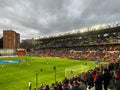 Campo de Futbol de Vallecas - Rayo Vallecano stadium, home football game, Puente de Vallecas, Madrid, Spain