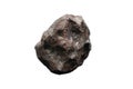 Campo Del Cielo Meteorite. Iron Meteorite isolated on white background. Royalty Free Stock Photo