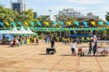 Brazilians fans of the Brasil national team