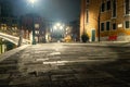 Campo San Vio in Venice at night Royalty Free Stock Photo