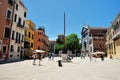 Campo Santo Stefano in Venice Royalty Free Stock Photo