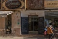 Main facade of the famous Mallorcan pastry shop Pomar