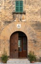 Main facade of the Rectory House of the Majorcan town of Campos