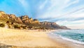 Camps Bay beach near Cape Town South Africa at the foot of the Twelve Apostles Royalty Free Stock Photo