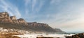 Camps Bay Cape Town, Soutch Africa with a fantastic sky Royalty Free Stock Photo