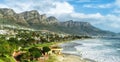 Camps Bay near Cape Town, South Africa Royalty Free Stock Photo