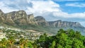 Camps Bay near Cape Town, South Africa Royalty Free Stock Photo