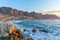 Camps Bay at the sunset, Cape Town, South Africa