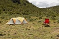 Camping at Mount Kenya