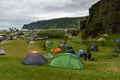 The campsite near Vik, Iceland