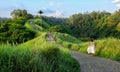 Campuhan Ridge Walk Sunset , Scenic Green Valley in Ubud Bali