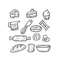 Bread and Bakery line icon, simple Baking vector illustration