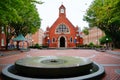 Campus building on the Georgetown University Royalty Free Stock Photo