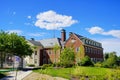 Campus landscape of Colby College in Waterville, Maine, USA Royalty Free Stock Photo