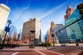 Campus Martius Park in Detroit, Michigan USA Royalty Free Stock Photo