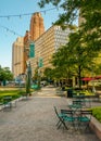 Campus Martius Park, in downtown Detroit, Michigan