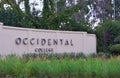 The campus of Occidental College (Oxy)