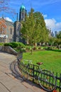 Campus of Toronto University in autumn