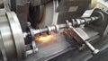 Camshaft Grinding Manufacturing - JDM Royalty Free Stock Photo