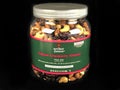 Can of Archer Farms Cashew Cranberry Almond Trail Mix on a Black Backdrop