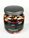 Can of Archer Farms Cashew Cranberry Almond Trail Mix on a White Backdrop