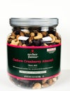 Can of Archer Farms Cashew Cranberry Almond Trail Mix on a White Backdrop