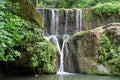 The Can Batlle Waterfall is located in the Garrotxa region of the province of Gerona, Catalonia