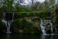 The Can Batlle Waterfall is located in the Garrotxa region of the province of Gerona, Catalonia