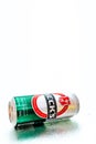 Can of Beck`s or Becks beer in Bucharest, Romania, 2021