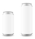 Can of beer template blanck vector illustration Royalty Free Stock Photo