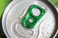 Can of beer with water drop