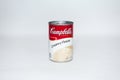 A can of Campbells Cream of Potato Soup
