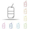 can of Coke icon. Elements of Alcohol drink in multi colored icons. Simple icon for websites, web design, mobile app, info