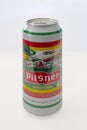 A Can of Old Style Pilsner 710ml. German style beer brewed by Molson Coors Canada