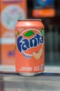 Can of the Peach Fanta.