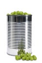 Can of Peas Royalty Free Stock Photo