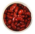 Can of red beans. Royalty Free Stock Photo