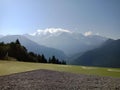 Beautiful view of Mont Blanc, from Plaine Joux, Passy, France